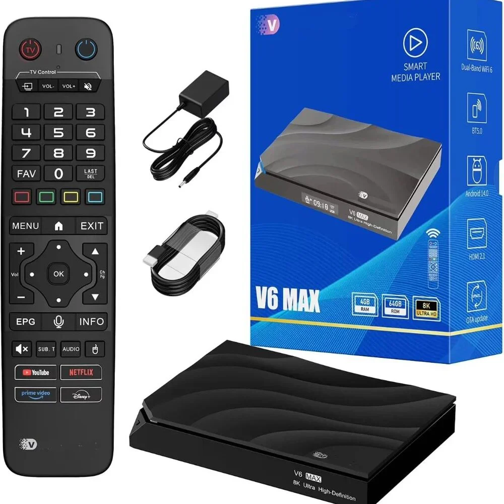 vSeeBox V6 Max Smart Media Player Streaming Box | Authorized Distributor - Picture 5 of 6